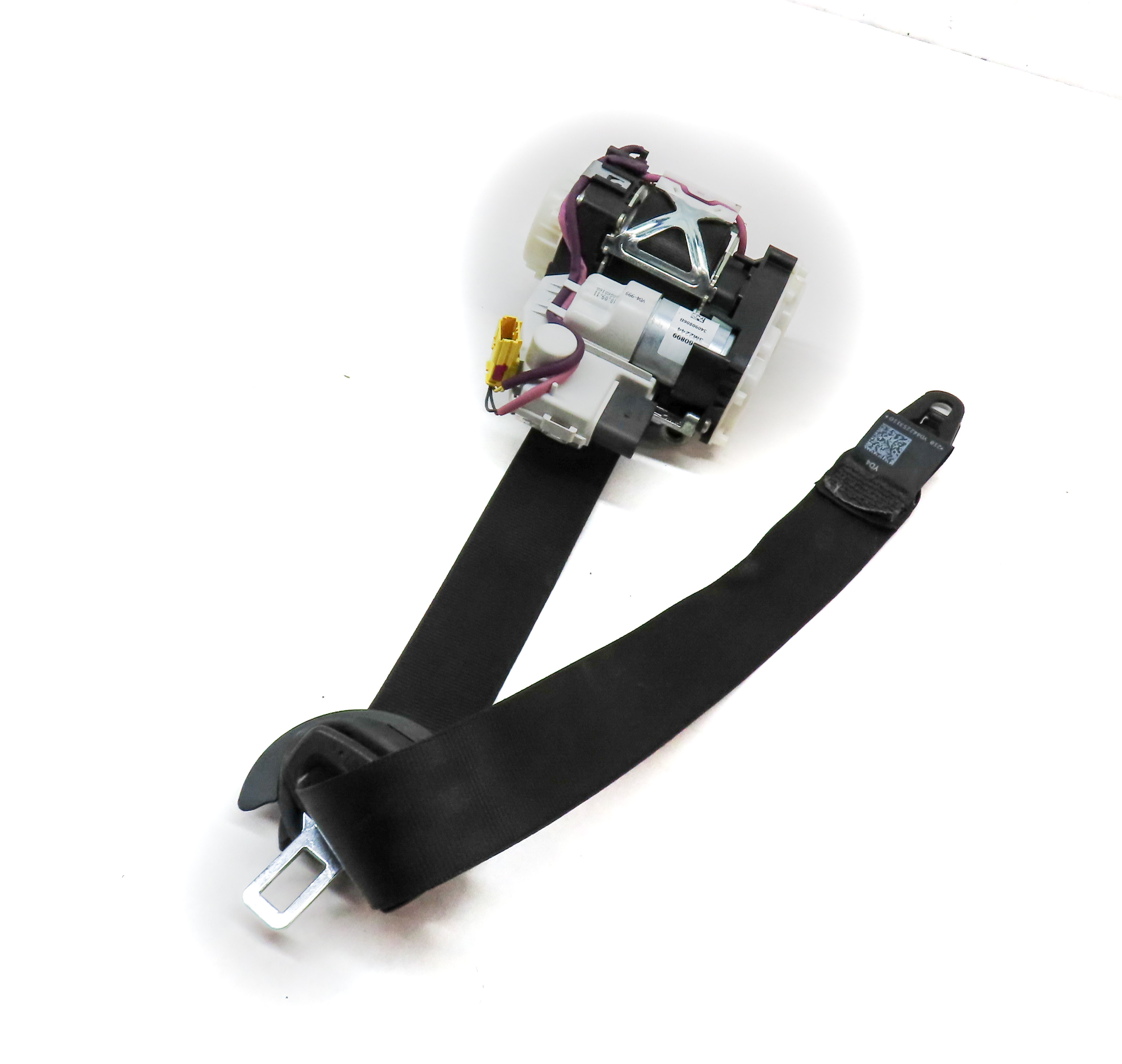 2011-2018 AUDI A8 S8 (D4 4H) RIGHT FRONT PASSENGER SEATBELT RETRACTOR (BLACK) — exact item pictured